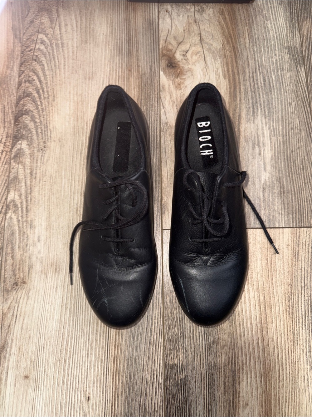 Girls  Bloch Audeo Jazz Tap Leather Tap Shoes size 7 1/2